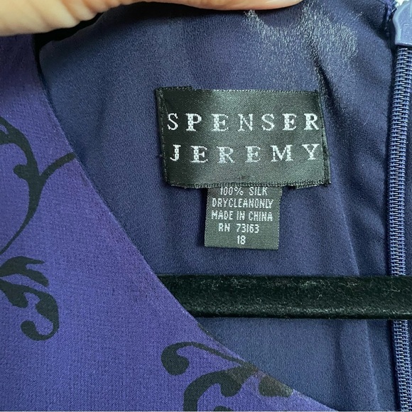 Spenser Jeremy 100% Silk Dress Size 18 - Picture 12 of 13